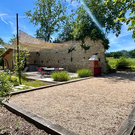 Campagne Famille 15 Pers Piscine Chauffée Jeux Enfants Pétanque Hébergement de vacances *