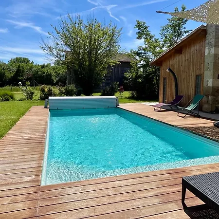 Tatil Evi Campagne Famille 15 Pers Piscine Chauffee Jeux Enfants Petanque