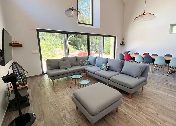 펜션 Campagne Famille 15 Pers Piscine Chauffee Jeux Enfants Petanque