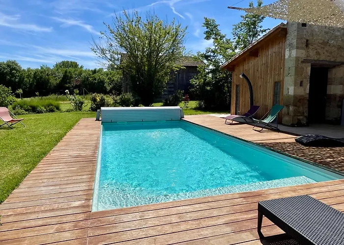 펜션 Campagne Famille 15 Pers Piscine Chauffee Jeux Enfants Petanque