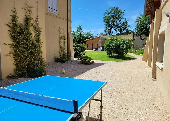 펜션 Campagne Famille 15 Pers Piscine Chauffee Jeux Enfants Petanque *